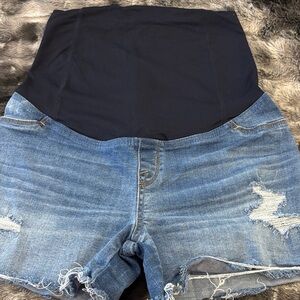 Maternity Denim Shorts